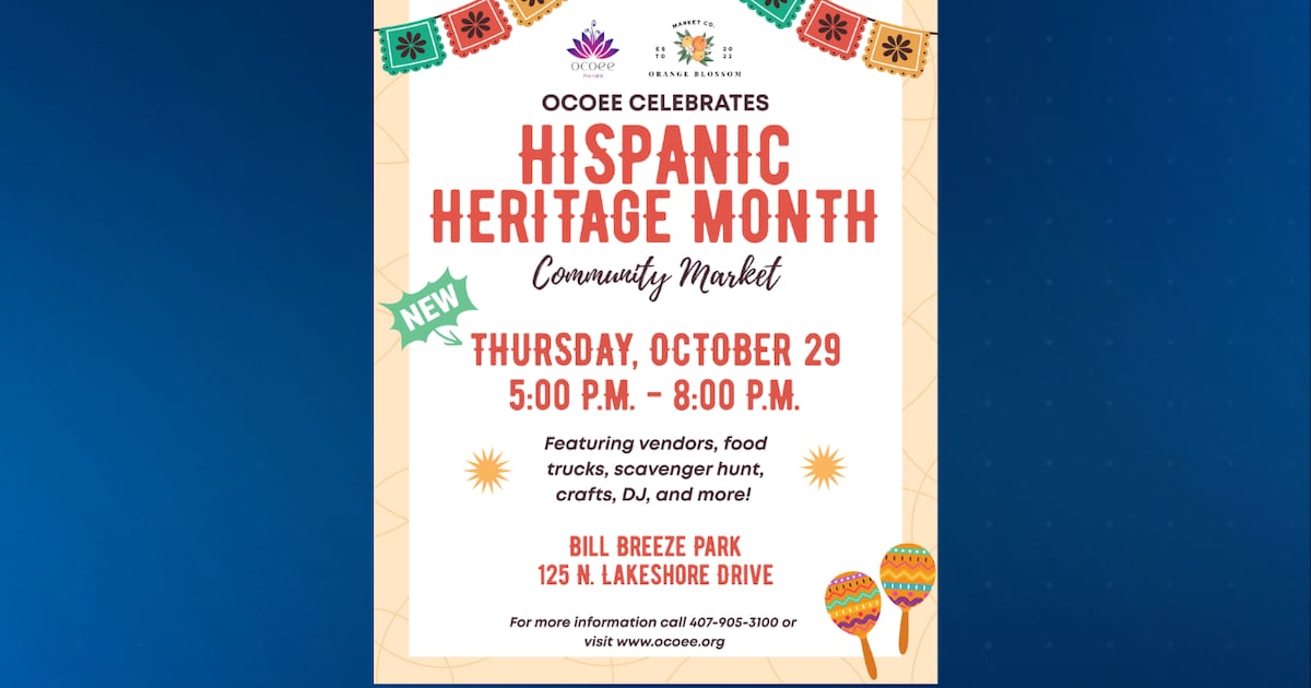Ocoee Hispanic Heritage Month event moved to Oct. 29