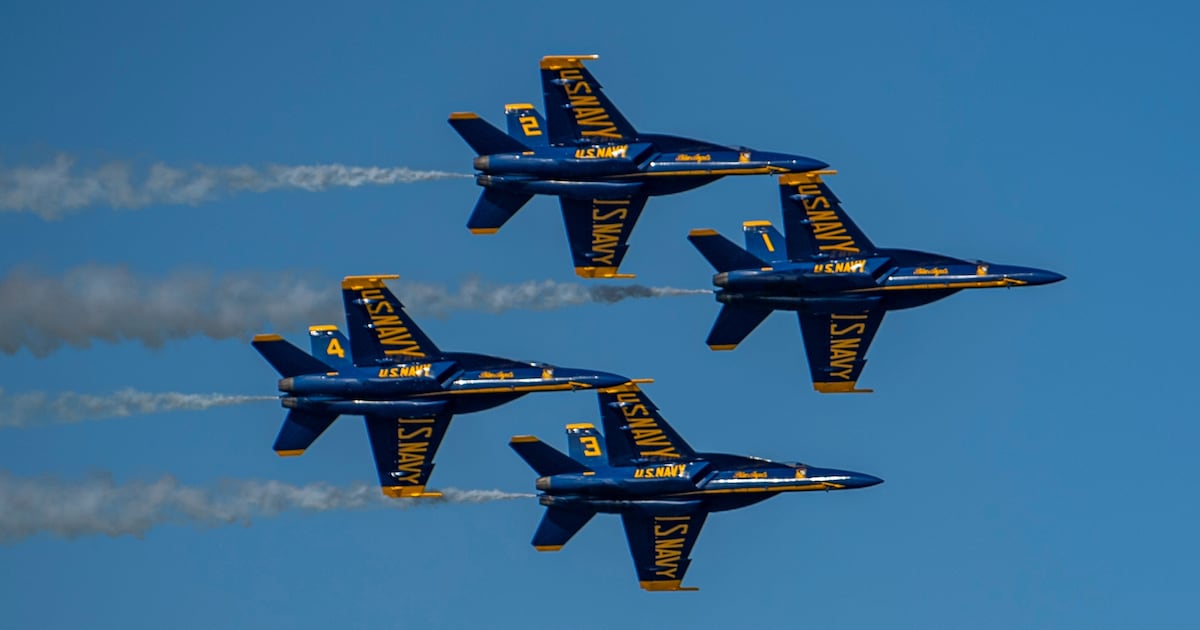 NAS Jax Air Show this weekend will feature the Blue Angels in their original hometown