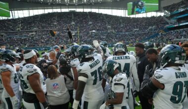 Two ejections on opening kickoff of Eagles-Jaguars game in London - WSB-TV Channel 2