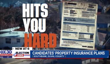 Florida gubernatorial candidates duke it out over property insurance policy – Action News Jax