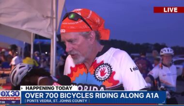 Here’s why over 700 bicyclists are traveling along A1A from Ponte Vedra to Daytona Beach – Action News Jax