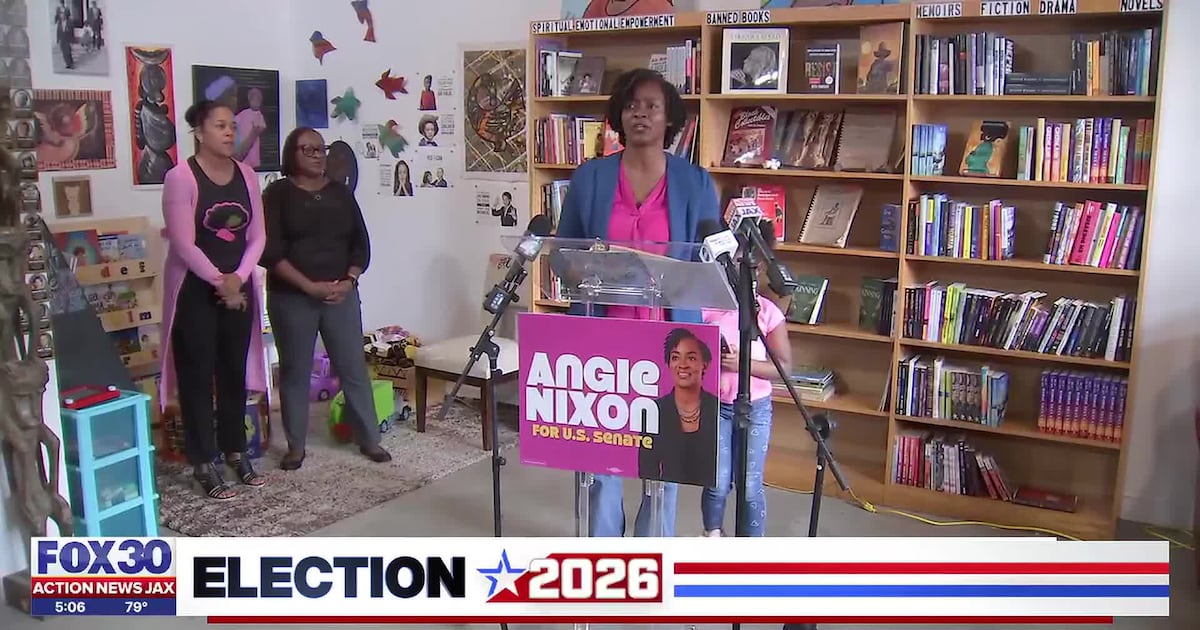 Heated exchange erupts at Angie Nixon’s Jacksonville coffee shop over civil rights wall – Action News Jax