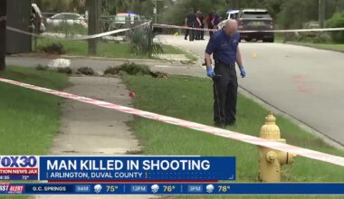 Male shot, killed in Arlington; JSO now investigating 6 shootings since Saturday, person found dead – Action News Jax