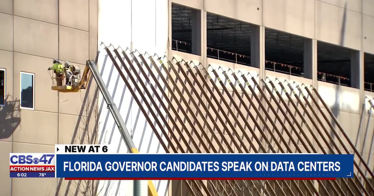 State and local Democrats target Donalds over data center platform – Action News Jax