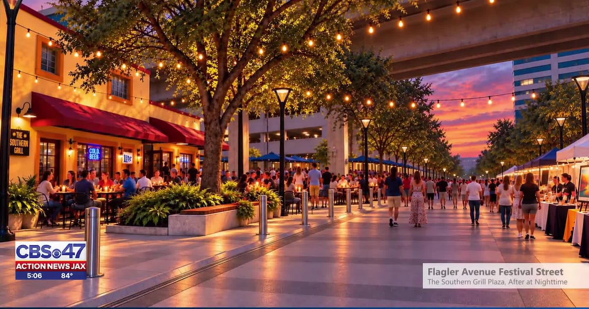 Southbank ‘festival street’ project could bring markets, food trucks to Flagler Avenue – Action News Jax