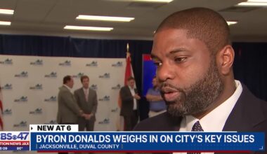 Byron Donalds weighs in on housing, JTA finances, and Amendment 3 during Jacksonville stop – 104.5 WOKV