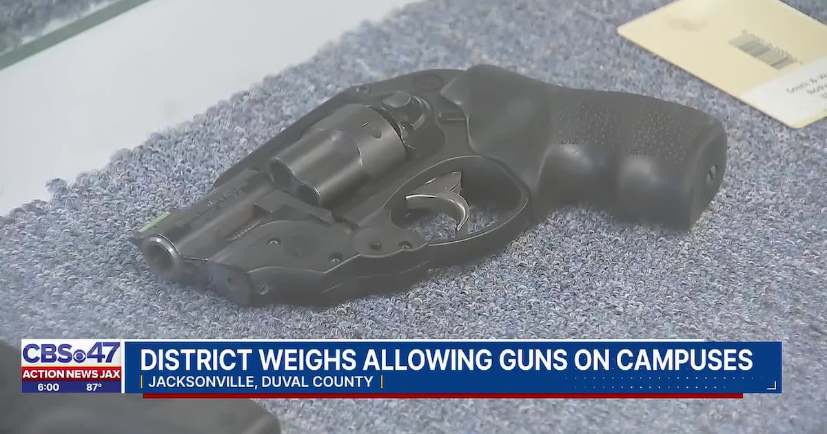 Duval County School Board weighs allowing guns in vehicles on campuses