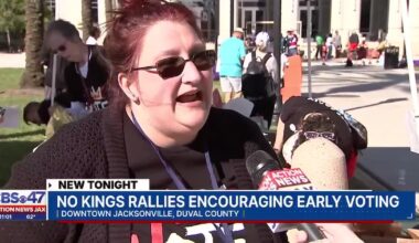 No Kings urges early voting ahead of midterms in Jacksonville, across nation