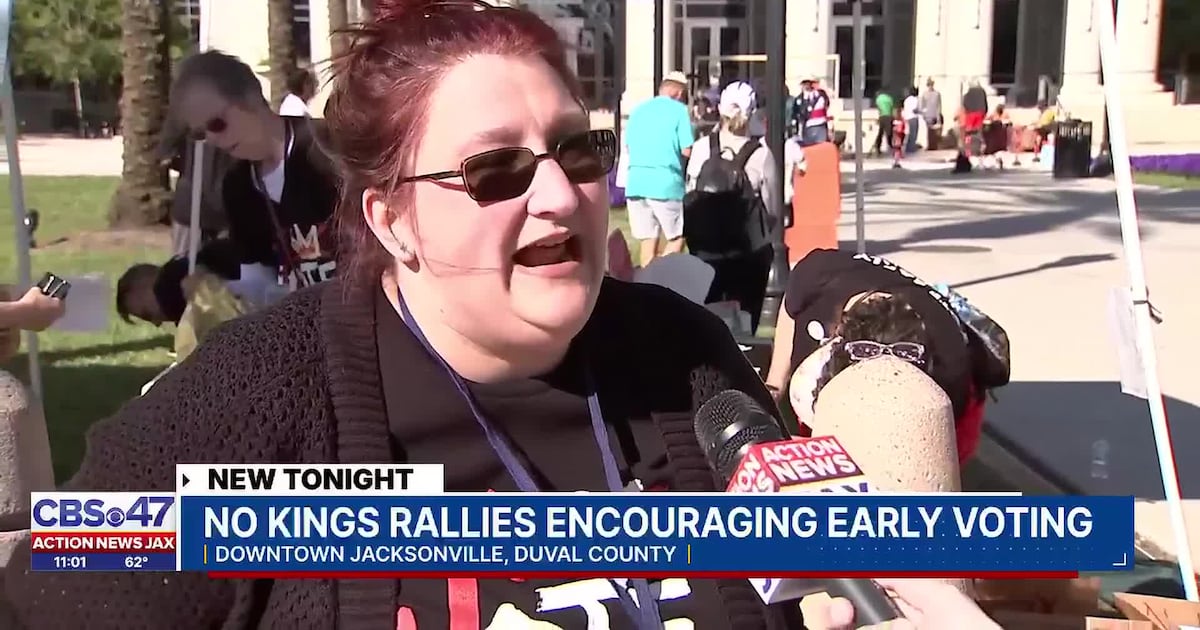 No Kings urges early voting ahead of midterms in Jacksonville, across nation