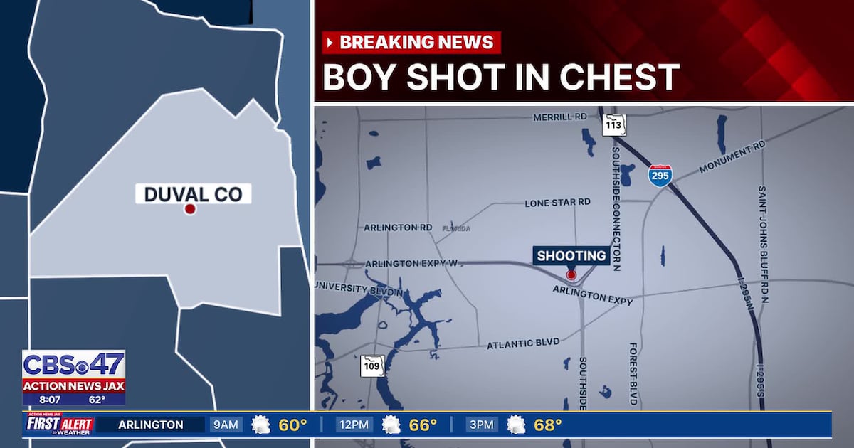 Boy shot in chest after argument near Regency Mall