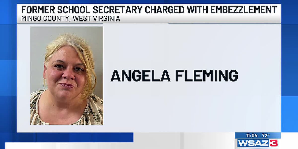 Former school secretary charged with embezzlement