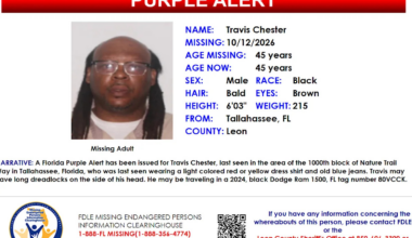 Purple Alert canceled for missing Tallahassee man