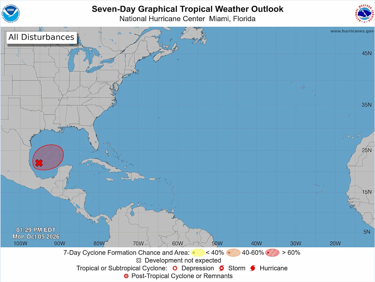 Get ready for a rainy week, Tampa Bay. Plus, hurricane forecasters watch the Gulf