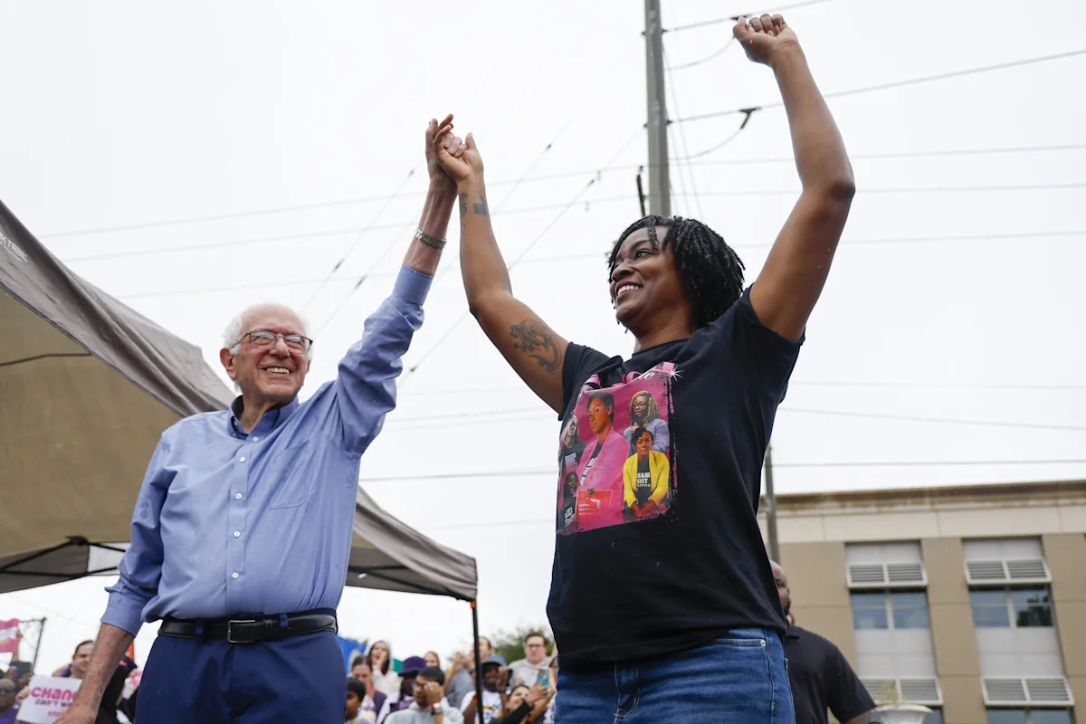 Bernie Sanders and Angie Nixon draw more than 2,000 to Tampa rally