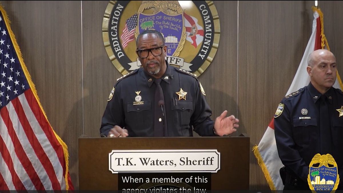 Jacksonville Sheriff’s Office arrests one of its own for violence against a woman