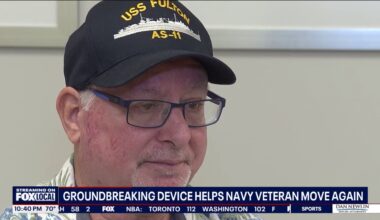 How groundbreaking tech helped a paralyzed veteran walk