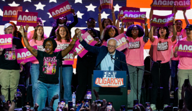 Angie Nixon, Bernie Sanders rally at ‘Fighting Oligarchy’ tour stop in Tallahassee.  – The FAMUAN