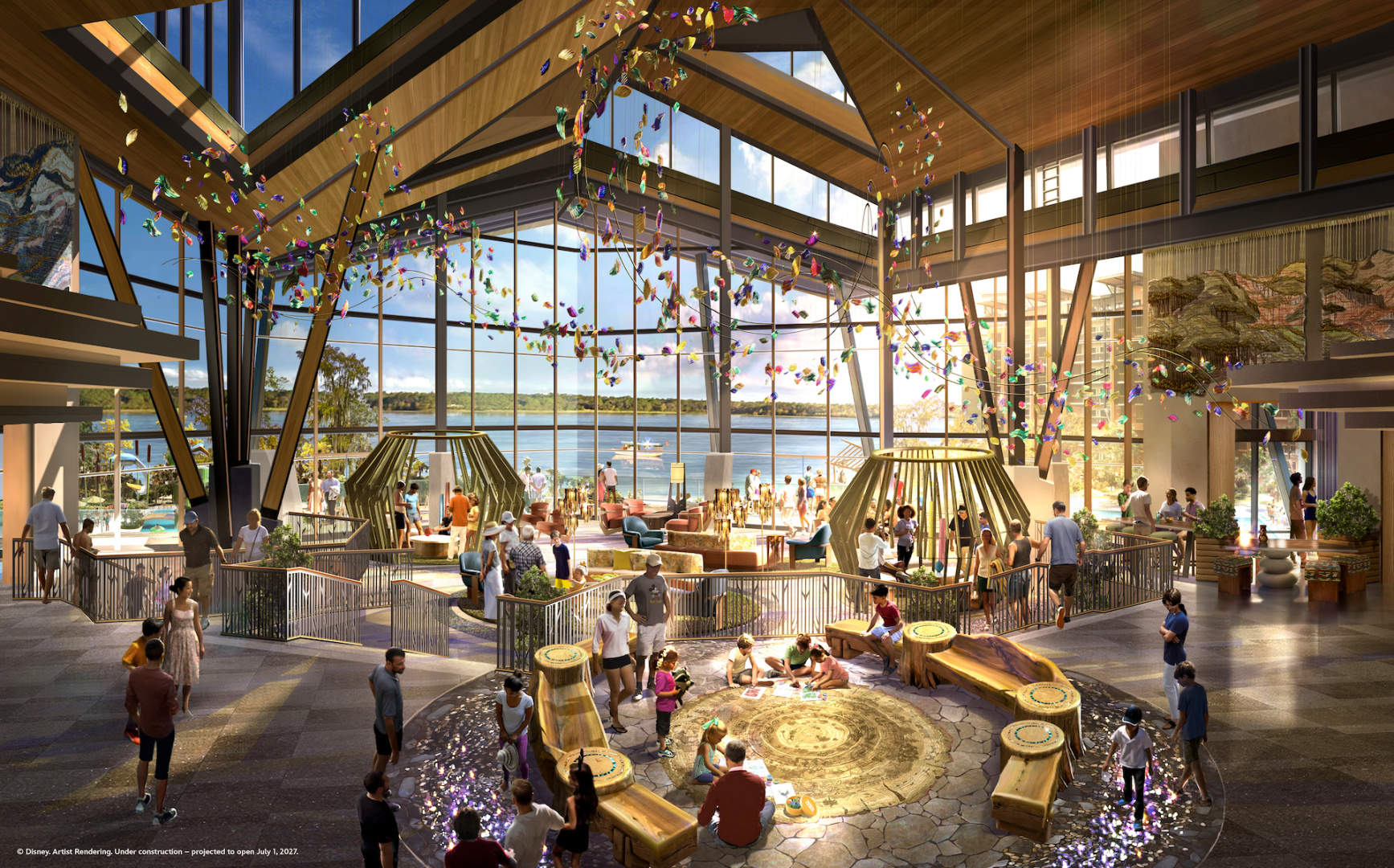 Disney's Lakeshore Lodge concept art