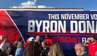 Byron Donalds campaigns in Miami