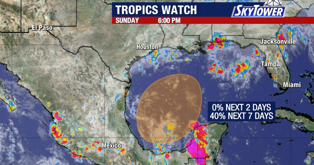 Tracking a disturbance in the southwestern Gulf
