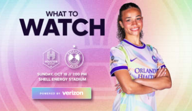 What to watch for, powered by Verizon, as the Orlando Pride take on the Houston Dash on the road