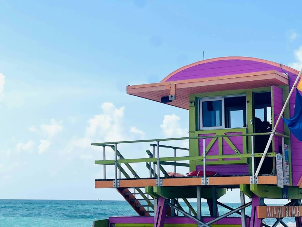 Lifeguard stand Miami Beach