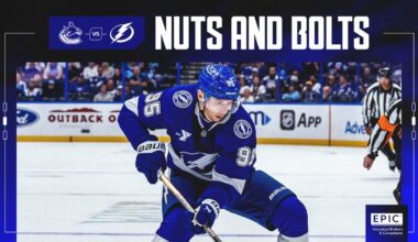 Nuts & Bolts: Vancouver in town for an early puck drop