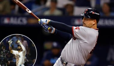 Nathaniel Lowe's clutch hit lifts Guardians to ALCS Game 1 win over Rays