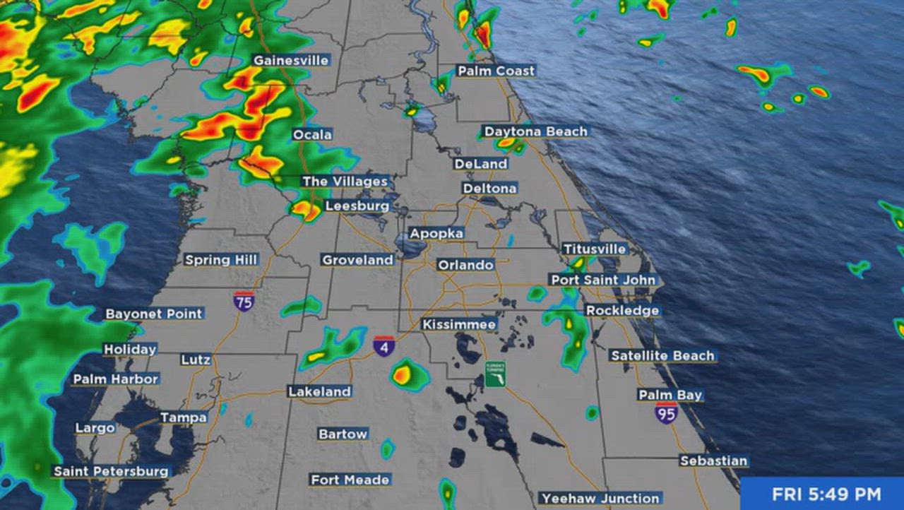 LIVE RADAR: Tornado Watch for Marion County as heavy rain moves through Central Florida