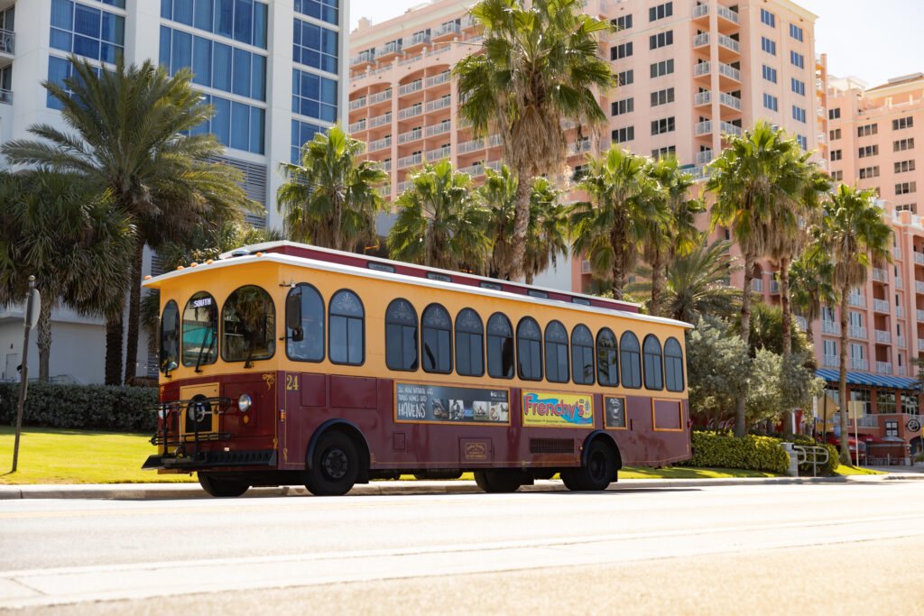 A PSTA bus in Pinellas County