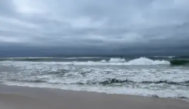 Rough surf ahead of Hurricane Isaias along the Gulf Coast.
