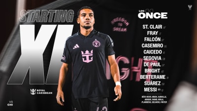 Starting XI: Chicago Fire FC vs. Inter Miami CF