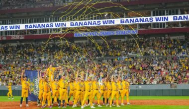 The Savannah Bananas, who are coming to Tampa Bay in 2027