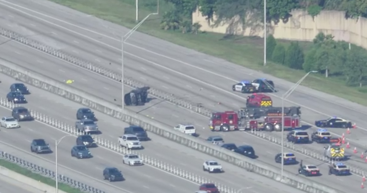 Driver killed in Pompano Beach I-95 crash after pickup overturns, Florida Highway Patrol says