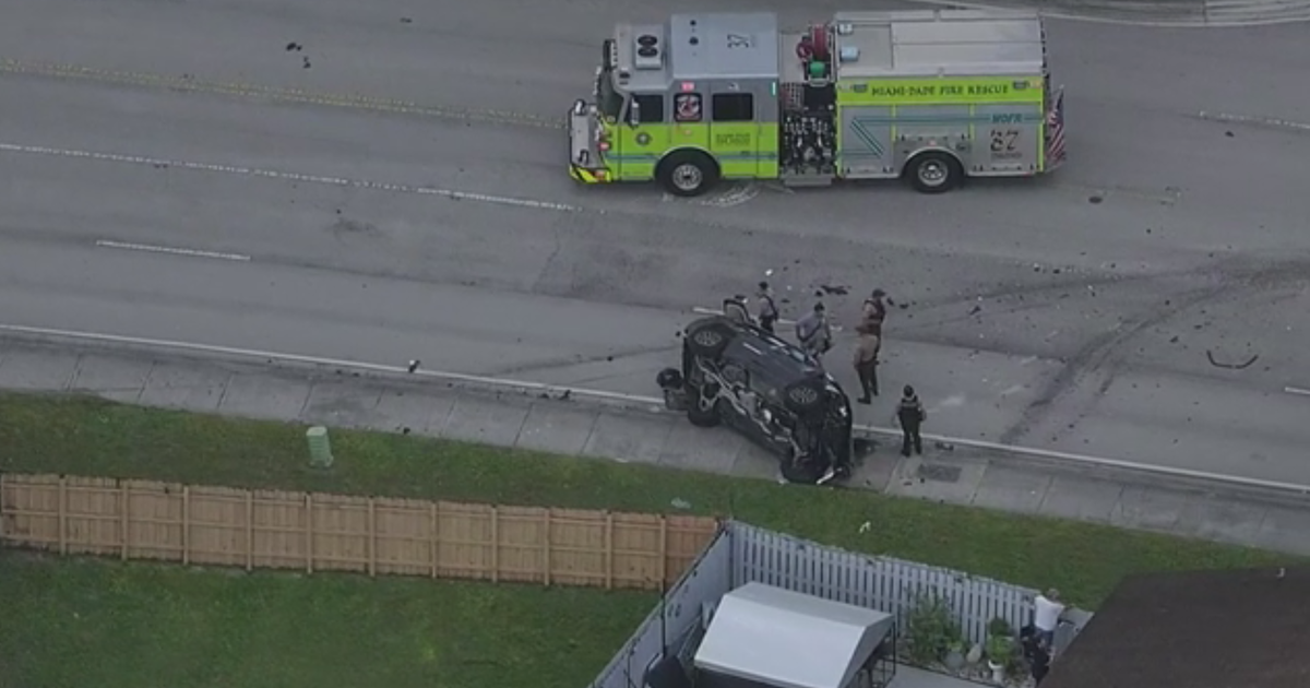1 woman dead, 3 other women injured after rollover crash in southwest Miami-Dade, officials say