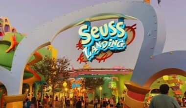 entrance to Seuss Landing in Islands of Adventure at Universal Orlando Resort