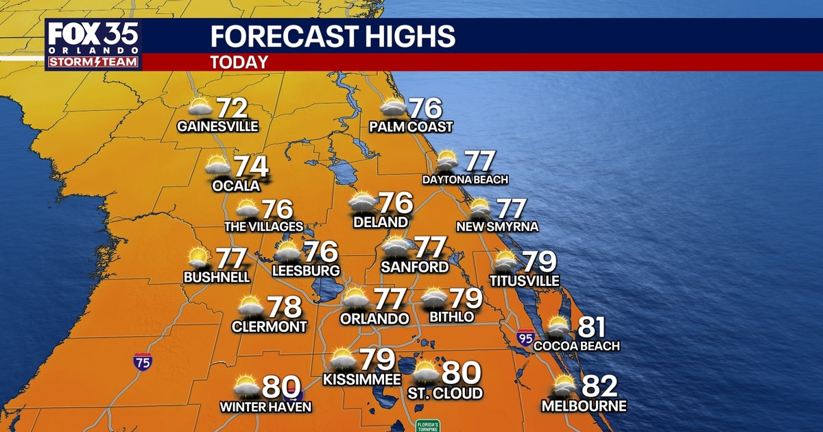 Orlando weather: Cool, breezy conditions wrap up the weekend