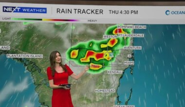South Florida to see more storms pop up for Thursday evening commute before dry conditions return