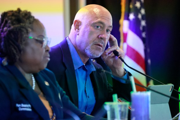 Fort Lauderdale Commissioner John Herbst is resigning two years into his four-year term. Two candidates are competing in the Nov. 3 election to replace him: Heather Moraitis and John Rodstrom III. (Mike Stocker/South Florida Sun Sentinel)