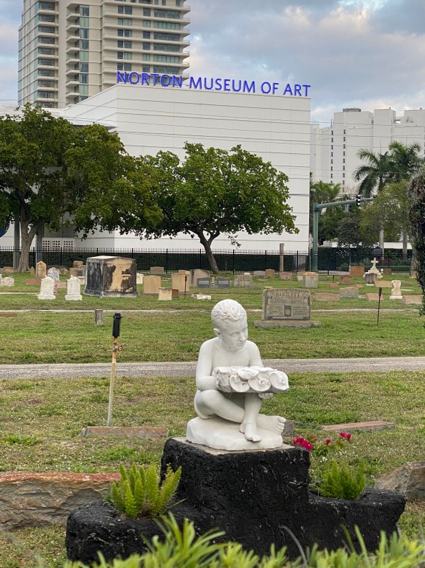 Go on a guided history tour of the Woodlawn Cemetery where you'll hear tales of murder and mayhem involving some of the city's pioneers buried there. (Kari Barnett/South Florida Sun Sentinel)