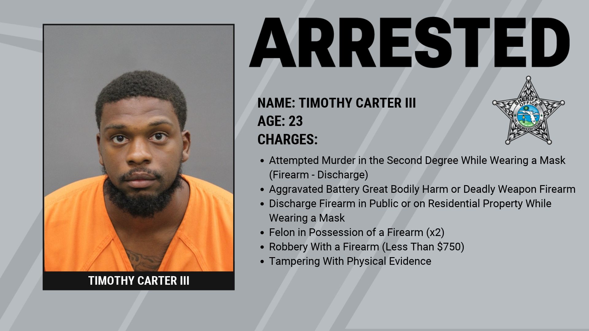 Suspect Arrested in East Tampa Shooting Supporting Image