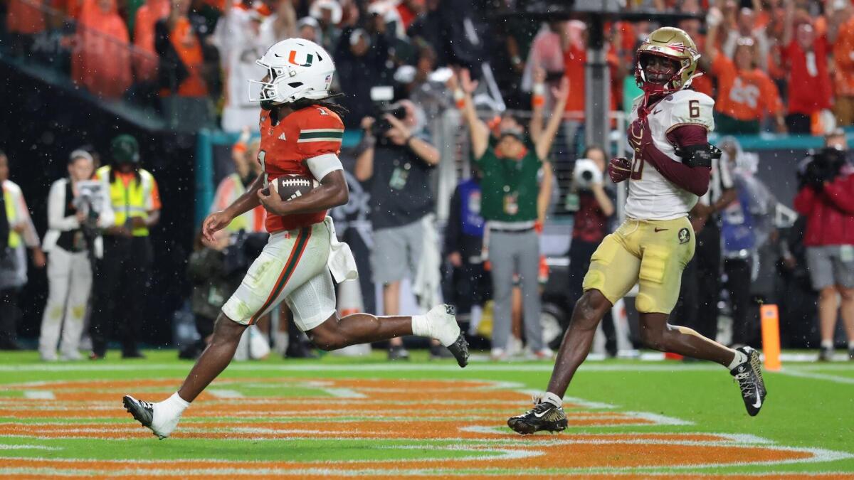 Miami survives Florida State after disputed Hail Mary INT ends double-OT classic