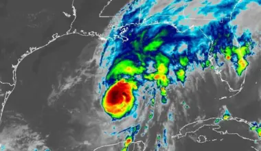 Satellite photo of Hurricane Isaias on Friday, Oct. 9, 2026.