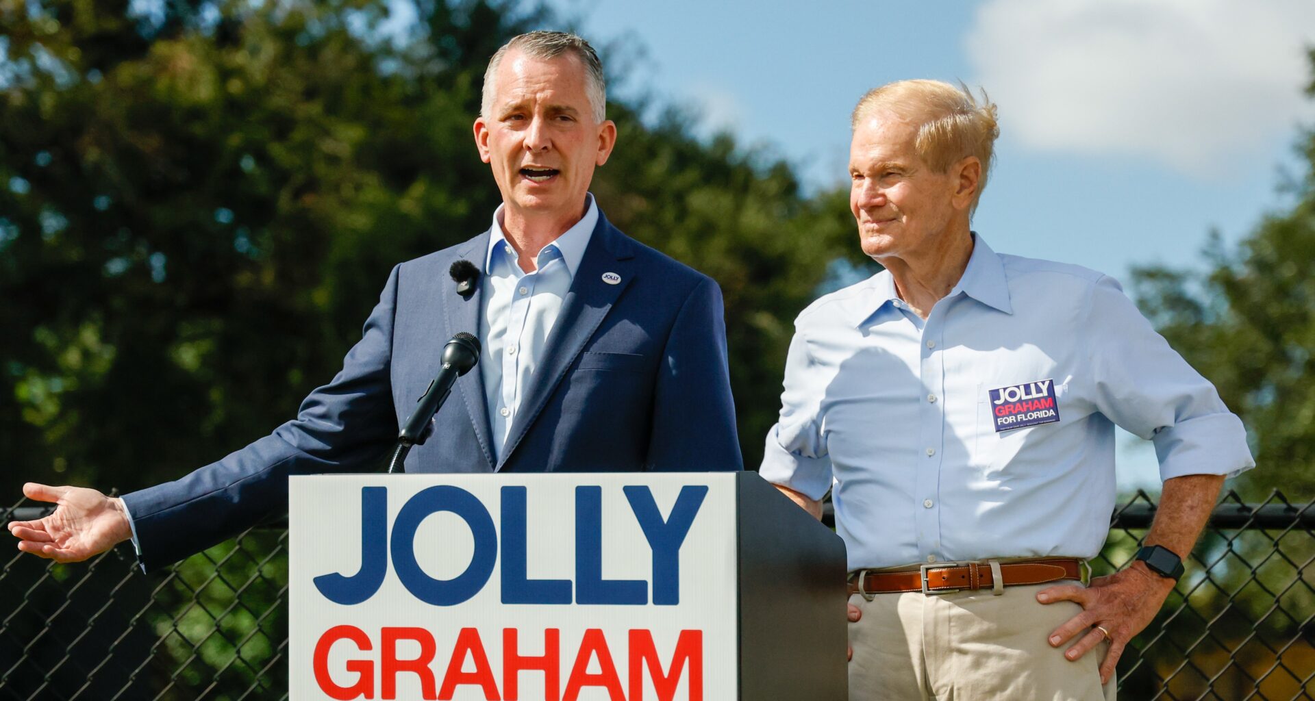 Jolly, in Orlando, blasts Donalds over support for data centers