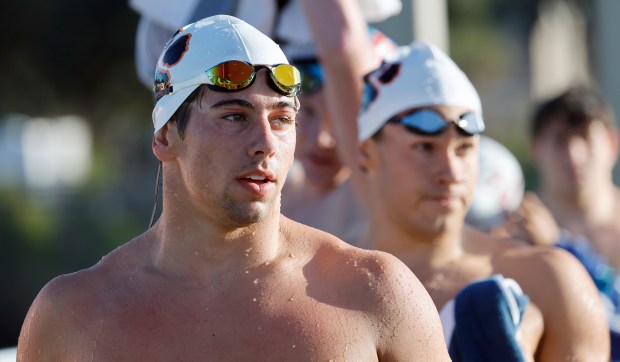 Denzo Senekal, junior Winter Park swimmer after the 200 Free FHSAA Class 4A District 3 swim meet at the Lake Howell High School Aquatic Center in Winter Park, on Wednesday, October 21, 2026. (Ricardo Ramirez Buxeda/ Orlando Sentinel)