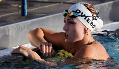 Danielle Giddens, Denzo Senekal scored 4 district swim races