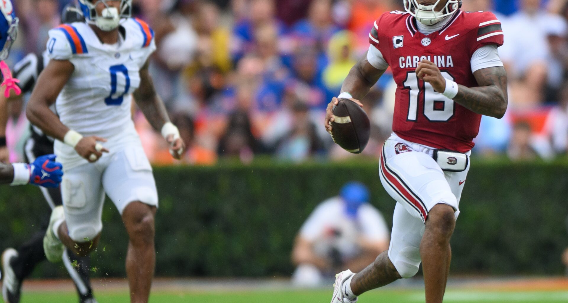 No. 16 Gators suffer homecoming loss to South Carolina