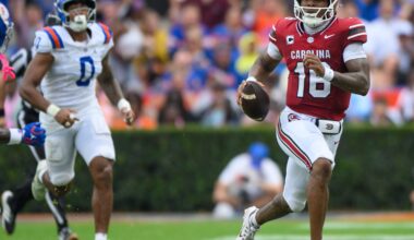 No. 16 Gators suffer homecoming loss to South Carolina
