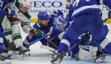 Lightning visit the Islanders after Carlson’s 2-goal game