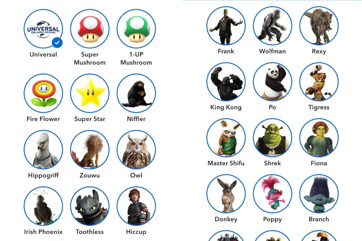 Universal Orlando Resort App Adds Character Profile Pictures Including Harry Potter, Isle of Berk, Dark Universe, and More